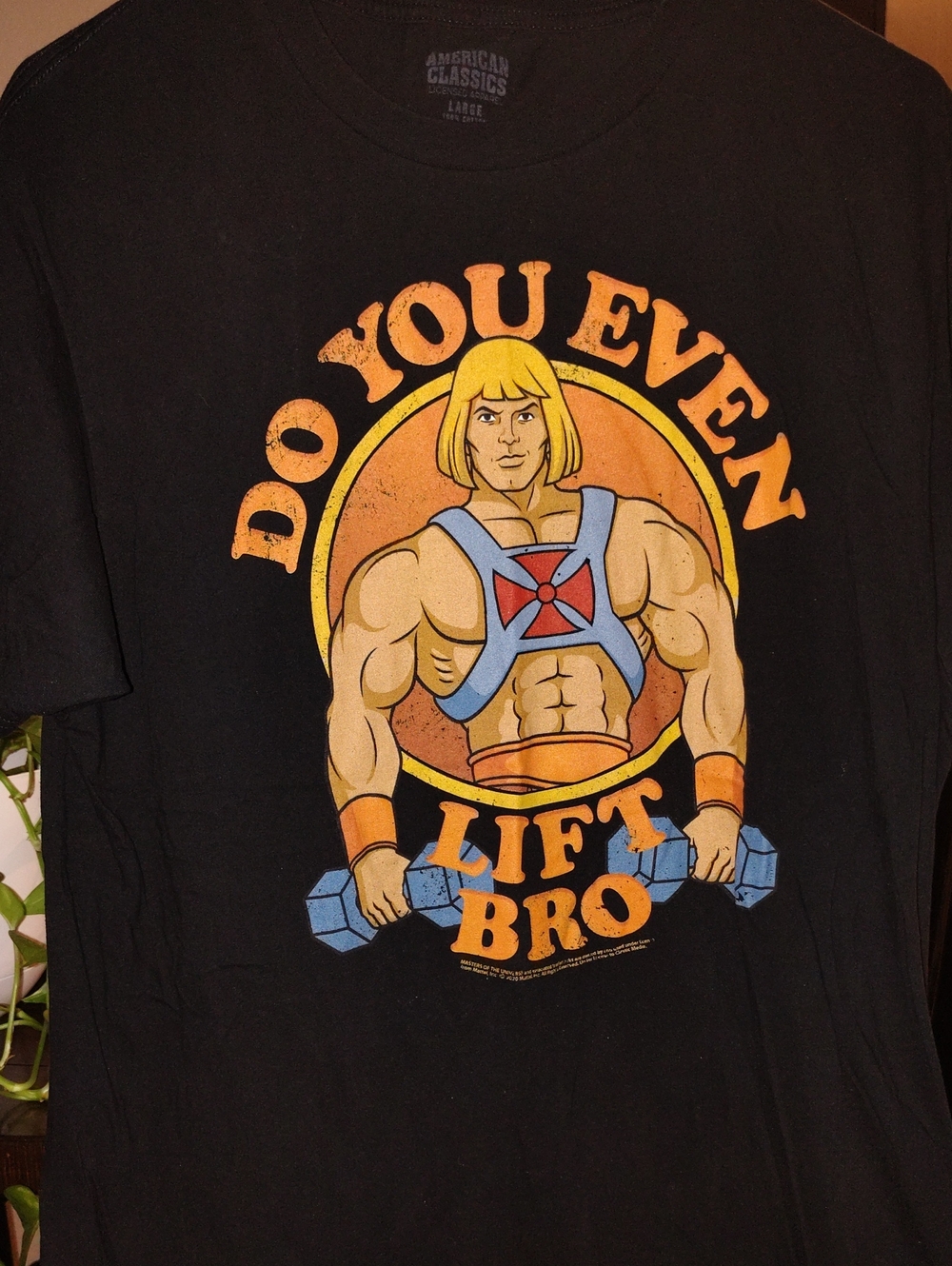 Graphic 'Do You Even Lift Bro' Black Men's Tee